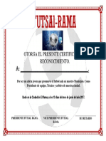 Certificado Futsala