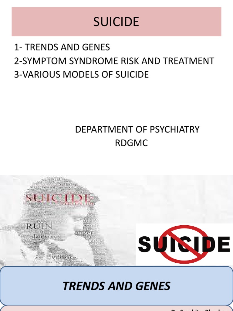 Suicide Ppt1 | PDF | Suicide | Mental Disorder