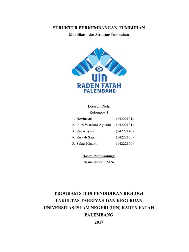 Struktur Perkembangan Tumbuhan | PDF