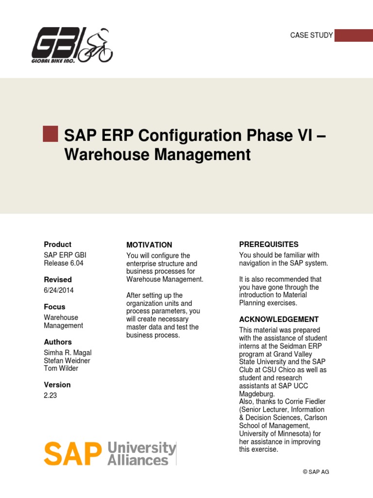 Phase VI - Warehouse Management V2.23 | PDF | Warehouse | Icon (Computing)