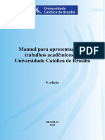 Manual de apresentação de trabalhos