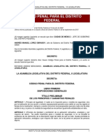 Codigo Penal Del Distrito Federal