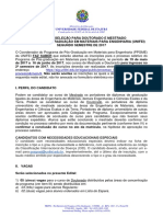 Edital Processo Seletivo 1 Semetre de 2017