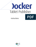 Tablet Publisher: - Instructions