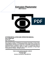 Polymer Melt Indexer (Extrusion Plastometer) PDF