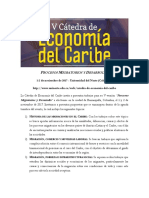 Call for Papers - V Cátedra de Economía Del Caribe