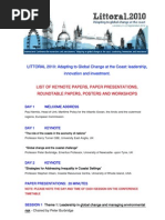 Download LITTORAL 2010 Programme by CoastNet SN35291051 doc pdf