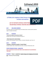 LITTORAL 2010 Programme