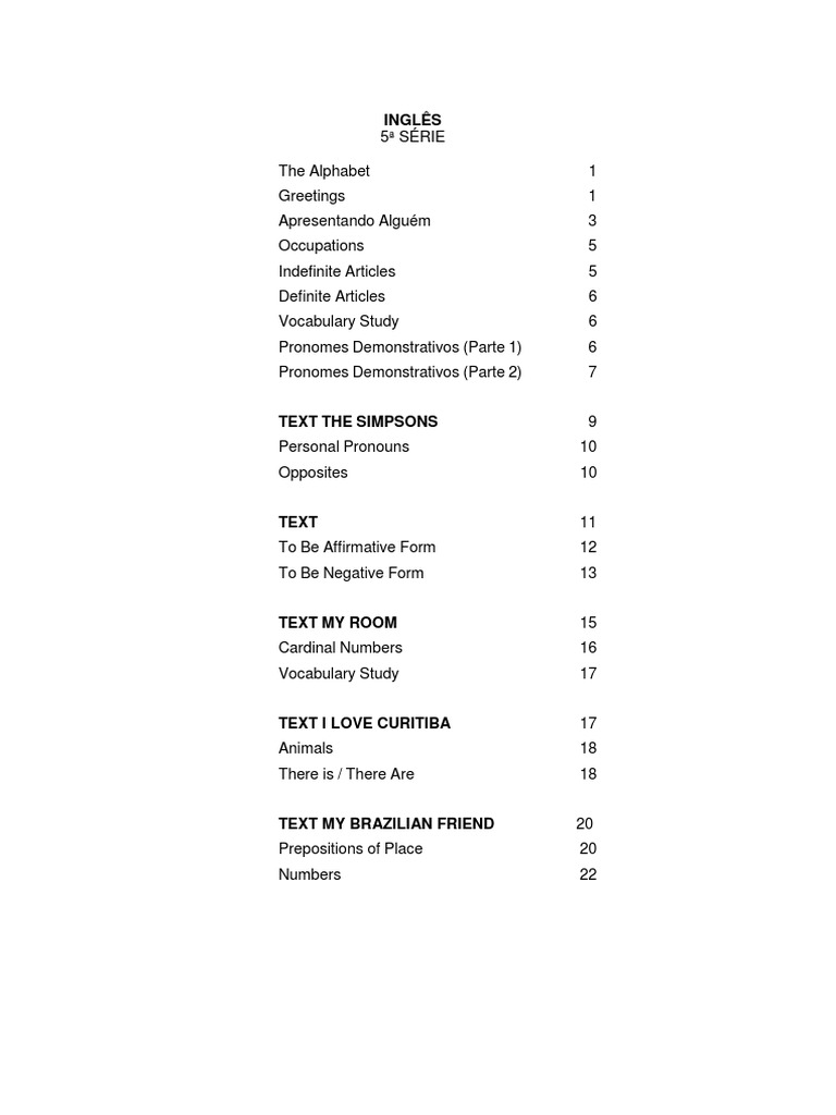 Apostila De Ingles 7 Serie 8 Ano Volume 2
