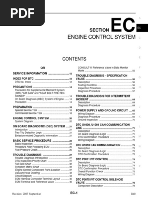 Codigos De Fallas Nissan Navara Ingles Pdf Throttle Hvac