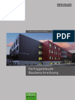 Fertiggebauede Baubeschreibung