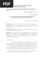 Alienação do estabelecimento empresarial - monografia.doc