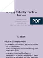 Bringing Technology Tools To Teachers Presentation For PBL