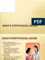 Streptococcal B Vaccine