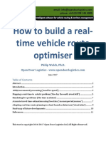 How To Build A Real Time Vehicle Route Optimiser
