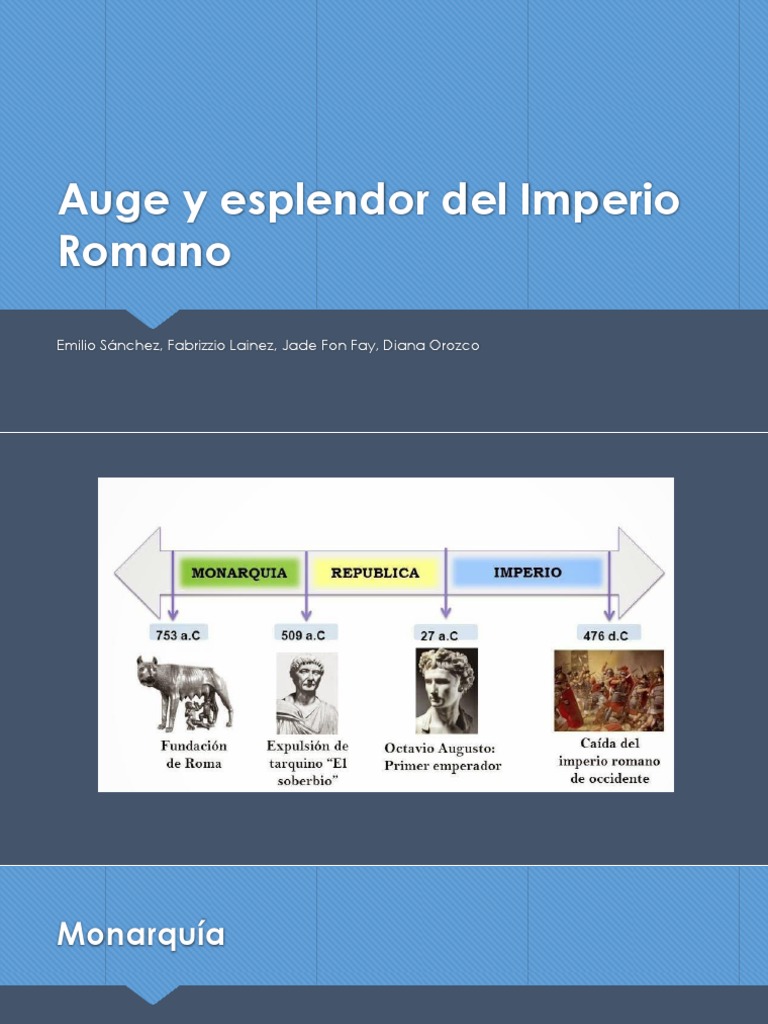 Auge y Esplendor Del Imperio Romano | PDF | Roma antigua | imperio Romano