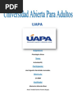 Psicologia Clinica Tarea#1