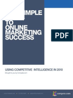 Five Simple Steps TO Online Marketing Success: Using Competitive Intelligence in 2010