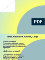 Cargo, Función, Tarea, Atribución