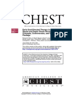 Early Goal Directed Therapy in Severe