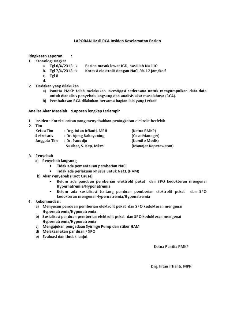 Laporan Hasil Rca_contoh