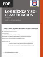 Los bienes y su clasificación