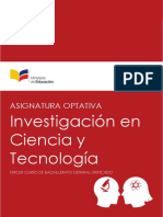 Asignatura Optativa Investigacion en Ciencia y Tecnologia