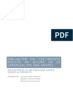 Analisis de Casos crecimiento edilicio en santiago