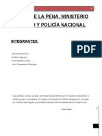 Teoría de La Pena, Ministerio Público y Policía Nacional