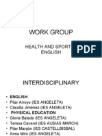 Work Group: Health and Sport in English