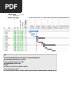 Gantt Chart Template MF