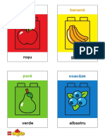 Duplo Flash Cards Fruit Color