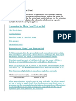 What Is Plate Load Test