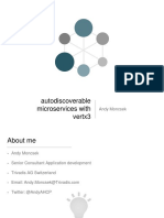 Autodiscoverable Microservices with Vertx3