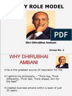 My Role Model: Shri Dhirubhai Ambani