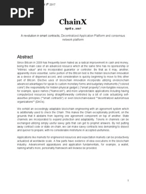White Paper ChainX