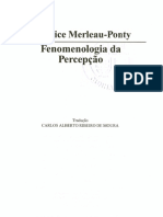 Ponty Fenomenologia Da Percepcao Capitulos PDF