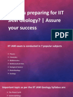 Are you preparing for IIT JAM Geology? | Assure your success 