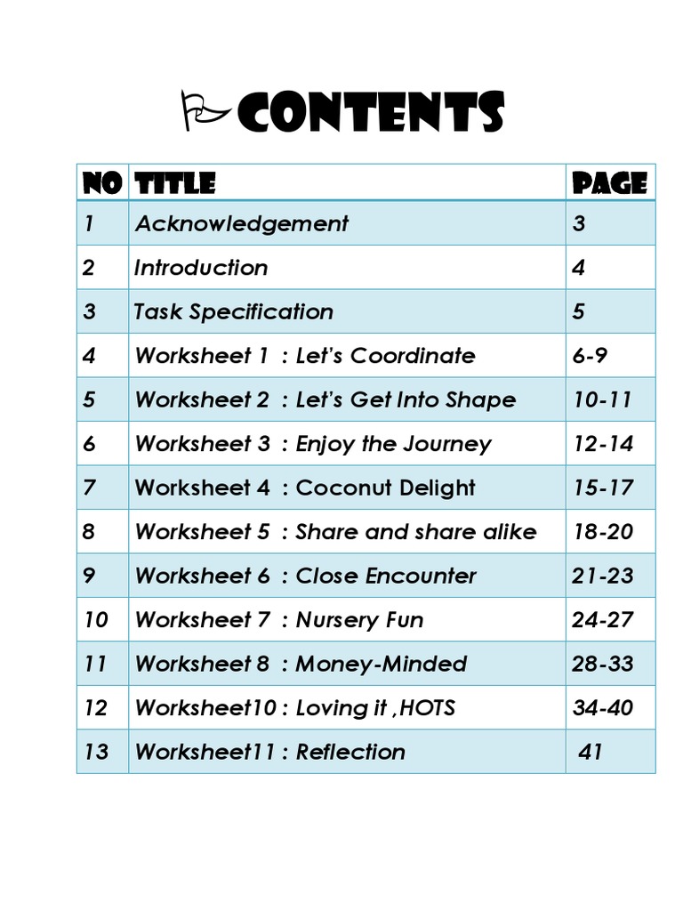Educational Worksheets Collection | PDF