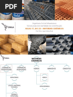 Aula 17 Aula 20 Aula 25_Materiais Cerâmicos