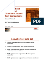 Direct Field and Reverberant Chamber Acoustic Test Comparisons