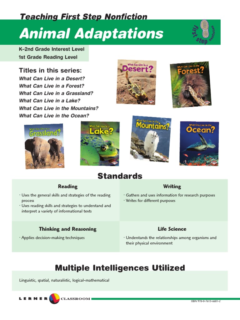 Activities 2 Adaptations | PDF | Adaptation | Habitat