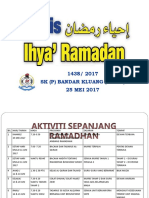 Backdrop Ihya' Ramadhan 2017