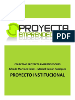 Proyecta Emprendedores - Proyecto Institucional
