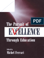 The Pursuit of Excellence Through Education - Michel Ferrari.pdf