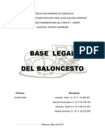 Base Legal Del Balonesto