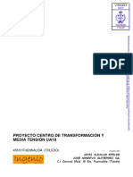 Proyecto Centro de Trasnformación y Medai Tensión PDF
