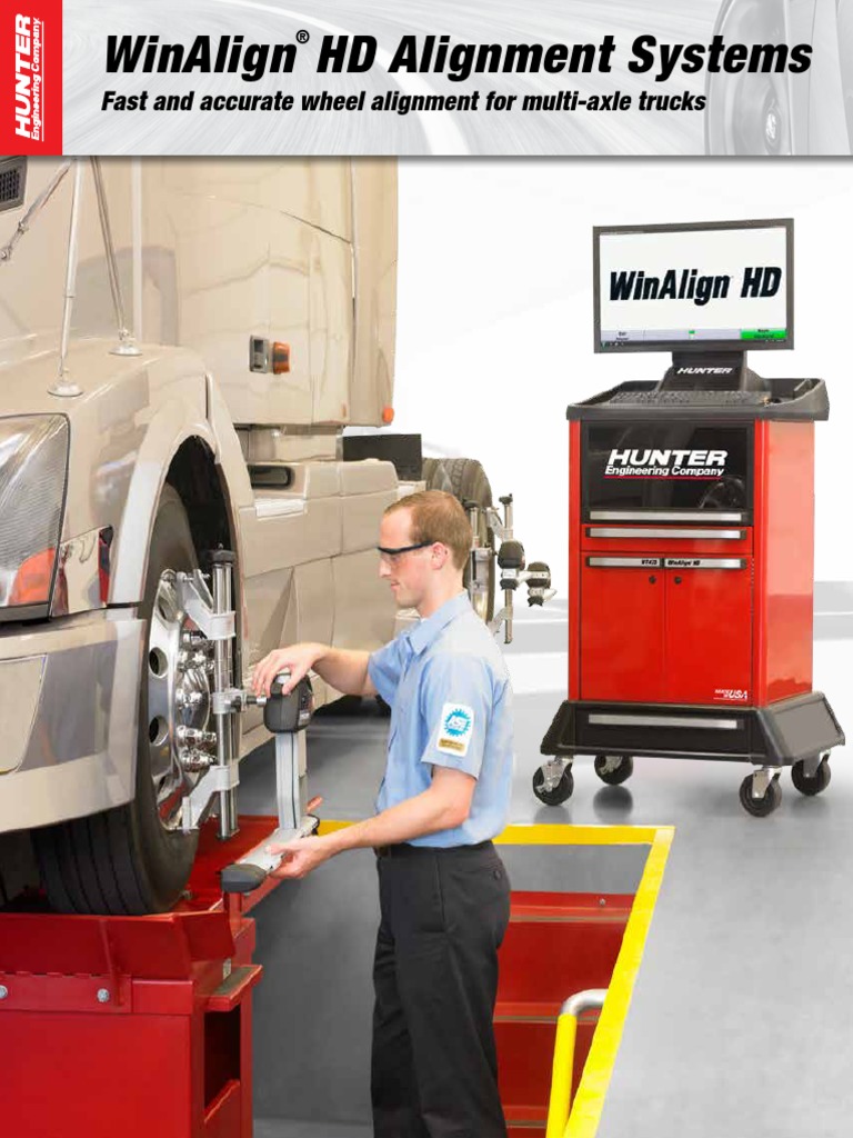 995-T System Alignament Hunter | PDF | Axle | Truck