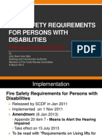 Fire Safety Requirements for Persons With Disabilities Ms Goh Sia Imm