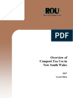 Overview of Compost Tea Use in New South Wales, Australia